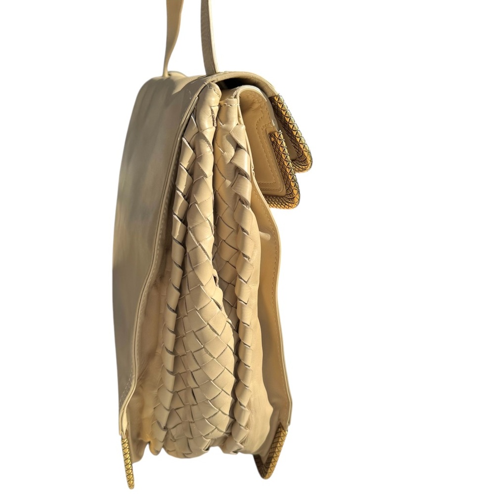 Bottega Veneta Intrecciato Shoulder Bag Large Double Flap - Picture 6 of 17